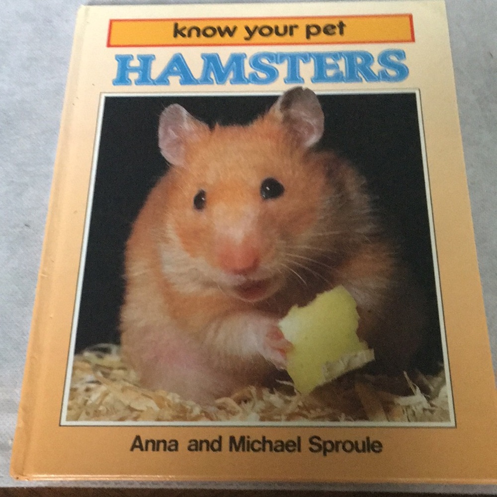 “Know your pet, Hamsters” hardcover